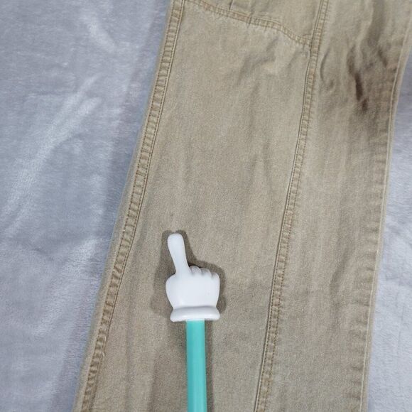 Vintage Trader Bay Baggy Pants Mens 32x28 (Estimated) Skater Style Khaki 90s - Picture 2 of 14